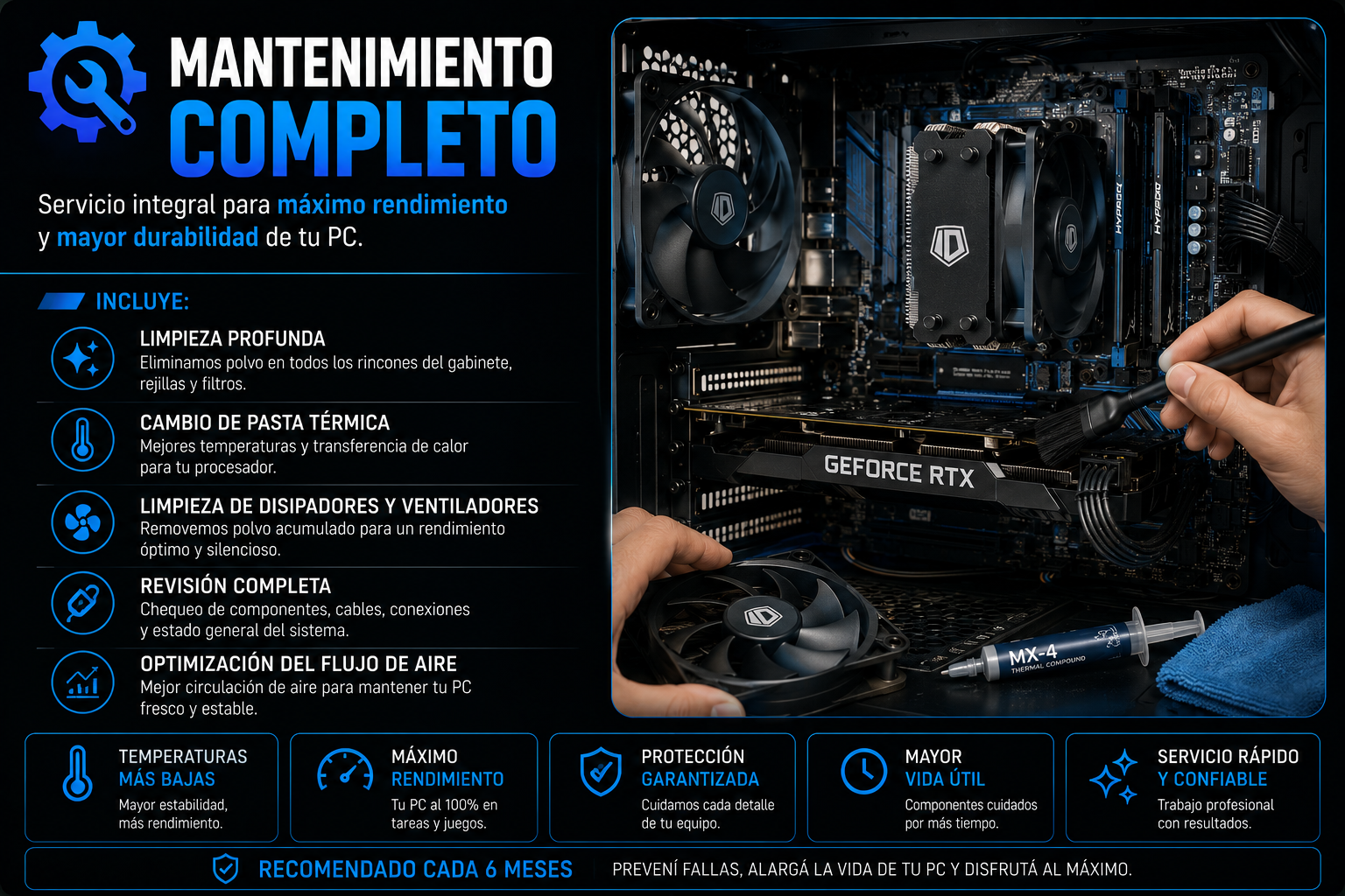 Limpieza completa